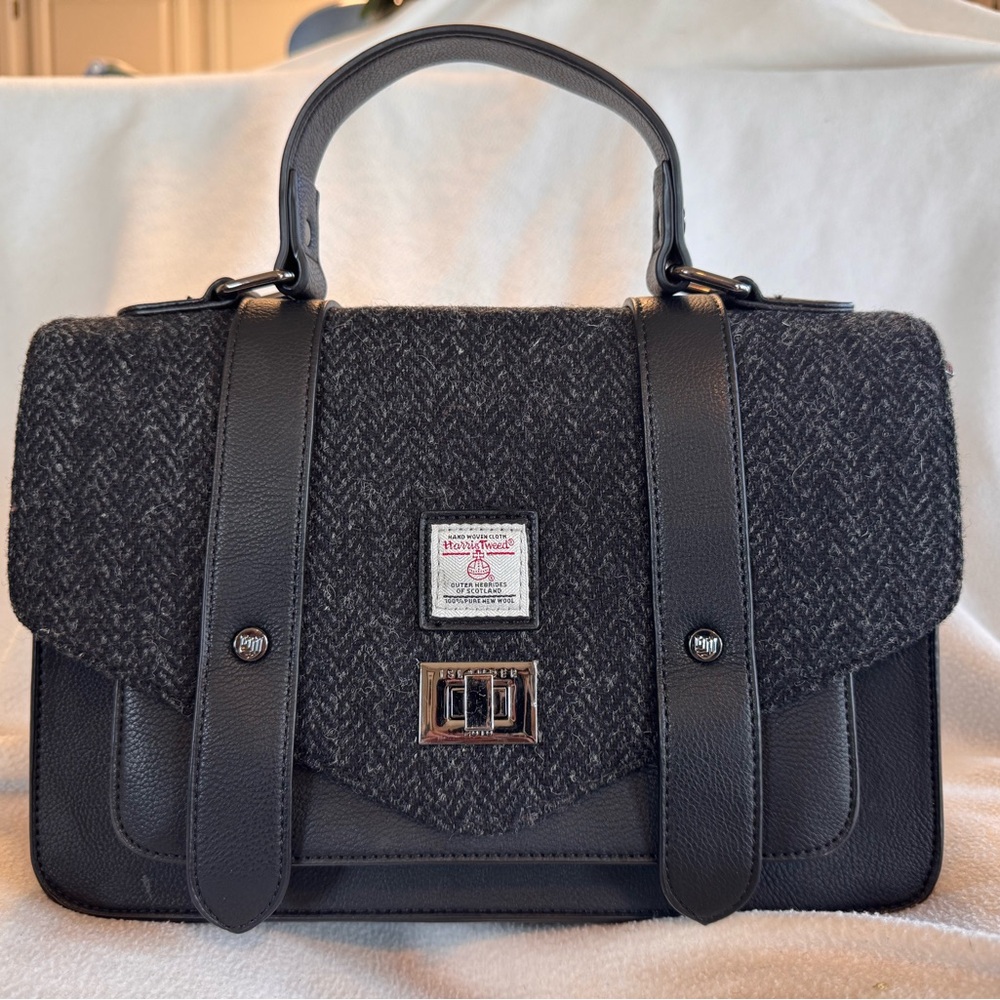 Harris Tweed Gray Wool Fabric